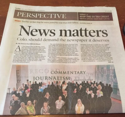 DFM Denver Post News Matters Cover